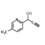 CAS#: 99584-04-0, Hydroxy(5-methyl-2-pyridinyl)acetonitrile