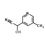 CAS#: 99584-06-2, Hydroxy(5-methyl-3-pyridinyl)acetonitrile