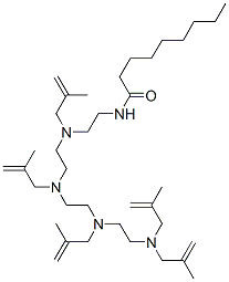 CAS#: 99670-32-3, N-[14-Methyl-3,6,9,12-Tetrakis(2-Methylallyl)-3,6,9,12-Tetraazapentadec-14-En-1-Yl]Nonan-1-Amide