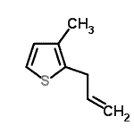 CAS#: 99727-96-5, 2-Allyl-3-methylthiophene