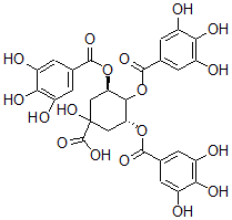 CAS#: 99745-62-7, 3,4,5-Tri-O-Galloylquinic Acid