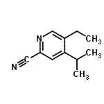 CAS 登录号：99840-50-3， 5-乙基-4-异丙基-2-吡啶甲腈