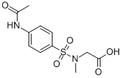 CAS#: 99842-24-7, (4-Acetylamino-Benzenesulfonyl)-Methyl-Amino]-Acetic Acid