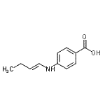 CAS#: 99854-85-0, 4-[(1E)-1-Buten-1-ylamino]benzoic acid