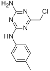 CAS 登录号：99860-36-3， 6-(氯甲基)-N-(4-甲基苯基)-1,3,5-三嗪-2,4-二胺