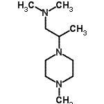 CAS 登录号：99868-83-4， N,N-二甲基-2-(4-甲基-1-哌嗪基)-1-丙胺