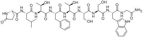 CAS 登录号：99886-31-4， 焦谷氨酰-亮氨酰-苏氨酰-苯丙氨酰-苏氨酰-丝氨酰-丝氨酰-色氨酰-甘氨酰胺
