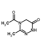 CAS#: 99979-62-1, 4-Acetyl-3-methyl-4,5-dihydro-1,2,4-triazin-6(1H)-one