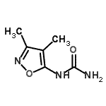 CAS#: 99980-24-2, 1-(3,4-Dimethyl-1,2-oxazol-5-yl)urea