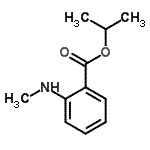 CAS 登录号：99985-64-5， 异丙基2-(甲基氨基)苯甲酸酯