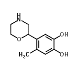 CAS 登录号：99986-57-9， 4-甲基-5-(2-吗啉基)-1,2-苯二酚