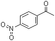 对硝基苯乙酮分子结构 (CAS 100-19-6)