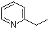 2-乙基吡啶分子结构 (CAS 100-71-0)