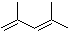 2,4-二甲基-1,3-戊二烯分子结构 (CAS 1000-86-8)