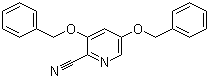 3,5-Bis(phenylmethoxy)-2-pyridinecarbonitrile molecular structure (CAS 1000025-92-2)