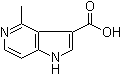 4-Methyl-1H-pyrrolo[3,2-c]pyridine-3-carboxylic acid molecular structure (CAS 1000342-75-5)