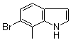 structure of CAS# 1000343-89-4, 6-Bromo-7-methyl-1H-indole