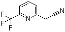 6-(Trifluoromethyl)-2-pyridineacetonitrile molecular structure (CAS 1000564-90-8)