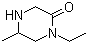 structure of CAS# 1000577-11-6, 1-Ethyl-5-methyl-2-piperazinone