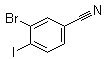 3-Bromo-4-iodobenzonitrile molecular structure (CAS 1000577-94-5)