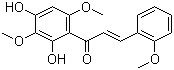 structure of CAS# 100079-39-8, 2',4'-Dihydroxy-2,3',6'-trimethoxychalcone
