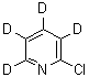 CAS # 1001003-94-6, 6-Chloropyridine-2,3,4,5-d<sub>4</sub>, 2-chloro-3,4,5,6-tetradeuteriopyridine