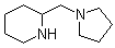2-((1-Pyrrolidinyl)methyl)piperidine molecular structure (CAS 100158-63-2)