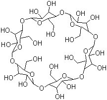 structure of CAS# 10016-20-3, Cyclohexapentylose
