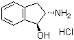 (1S,2S)-2-Amino-2,3-dihydro-1H-inden-1-ol hydrochloride molecular structure (CAS 100160-69-8)