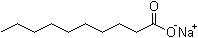 structure of CAS# 1002-62-6, Capric acid sodium salt