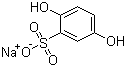 structure of CAS# 10021-55-3, 2,5-Dihydroxybenzenesulfonic acid monosodium salt
