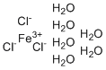 structure of CAS# 10025-77-1, Ferric chloride hexahydrate