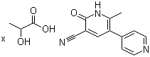structure of CAS# 100286-97-3, Milrinone lactate