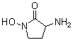 structure of CAS# 1003-51-6, 3-Amino-1-hydroxy-2-pyrrolidone