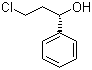 structure of CAS# 100306-34-1, (S)-3-Chloro-1-phenyl-1-propanol