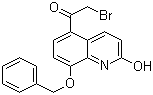 structure of CAS# 100331-89-3, 8-Benzyloxy-5-(2-bromoacetyl)-2-hydroxyquinoline