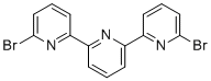 6,6''-二溴-2,2':6',2''-三联吡啶分子结构 (CAS 100366-66-3)