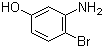 structure of CAS# 100367-37-1, 3-Amino-4-bromophenol