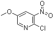 structure of CAS# 1003711-55-4, 2-氯-5-甲氧基-3-硝基吡啶