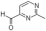 2-甲基-4-嘧啶甲醛分子结构 (CAS 1004-17-7)