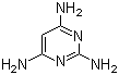 structure of CAS# 1004-38-2, 2,4,6-Triaminopyrimidine