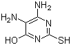 structure of CAS# 1004-76-8, 2-巯基-4-羟基-5,6-二氨基嘧啶