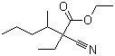 structure of CAS# 100453-11-0, Ethyl 1-methylbutyl cyanoacetate