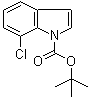 structure of CAS# 1004558-41-1, 7-氯-1H-吲哚-1-羧酸叔丁酯