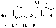Pyrithioxin dihydrochloride molecular structure (CAS 10049-83-9)