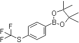 structure of CAS# 1005206-25-6, 4-Trifluoromethylthiophenylboronic acid pinacol ester