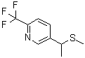 CAS 登录号：1005489-34-8, 3-[1-(甲硫基)乙基]-6-(三氟甲基)吡啶