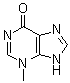 3,9-二氢-3-甲基-6H-嘌呤-6-酮分子结构 (CAS 1006-11-7)