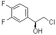 structure of CAS# 1006376-60-8, (alphaS)-alpha-(Chloromethyl)-3,4-difluorobenzenemethanol