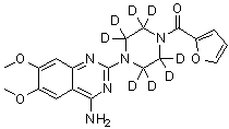 CAS 登录号：1006717-55-0, 哌唑嗪-d<sub>8</sub>